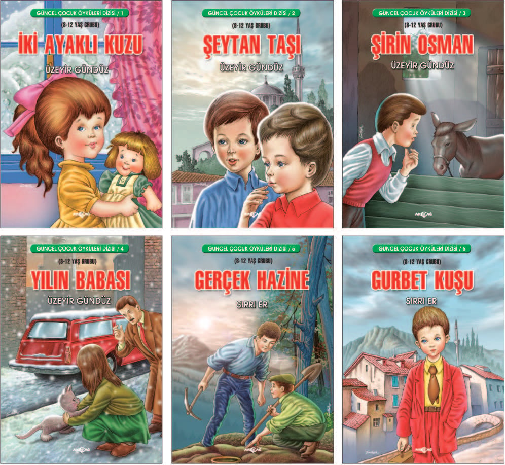 GÜNCEL ÇOCUK ÖYKÜLERİ DİZİSİ TAKIM 6 KİTAP