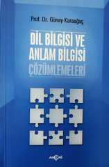 DİL BİLGİSİ VE ANLAM BİLGİSİ ÇÖZÜMLERİ